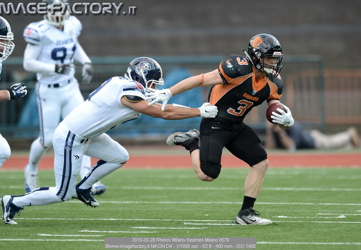 2015-03-28 Rhinos Milano-Seamen Milano (0-34)